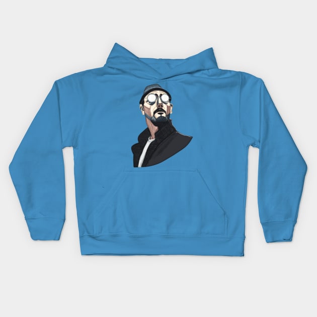 Leon the Professional Kids Hoodie by Artofokan